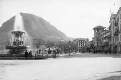 Fontana Antonio Bossi, Piazza Riziero Rezzonico, Lugano